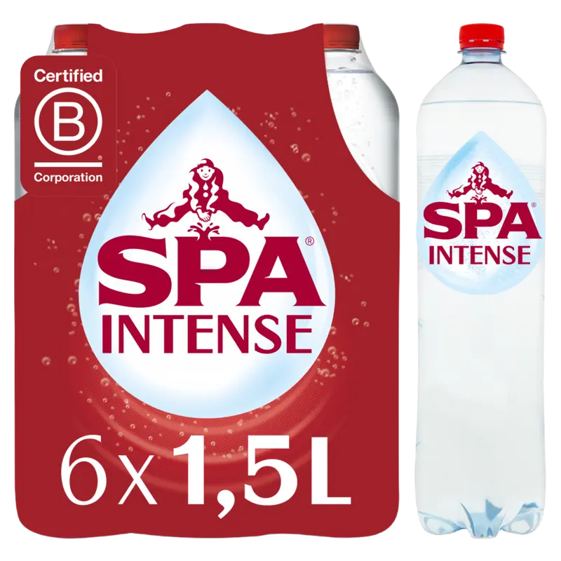 Spa Intense bruisend mineraalwater 6-pack