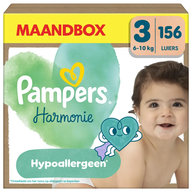Harmonie luiers maat 3 maandbox