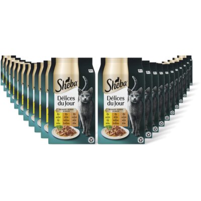 pdp-image-Sheba Delices du jour in saus kip/kalkoen 22pk