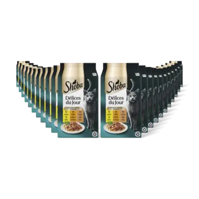 pdp-image-Sheba Delices du jour in saus kip/kalkoen 22pk
