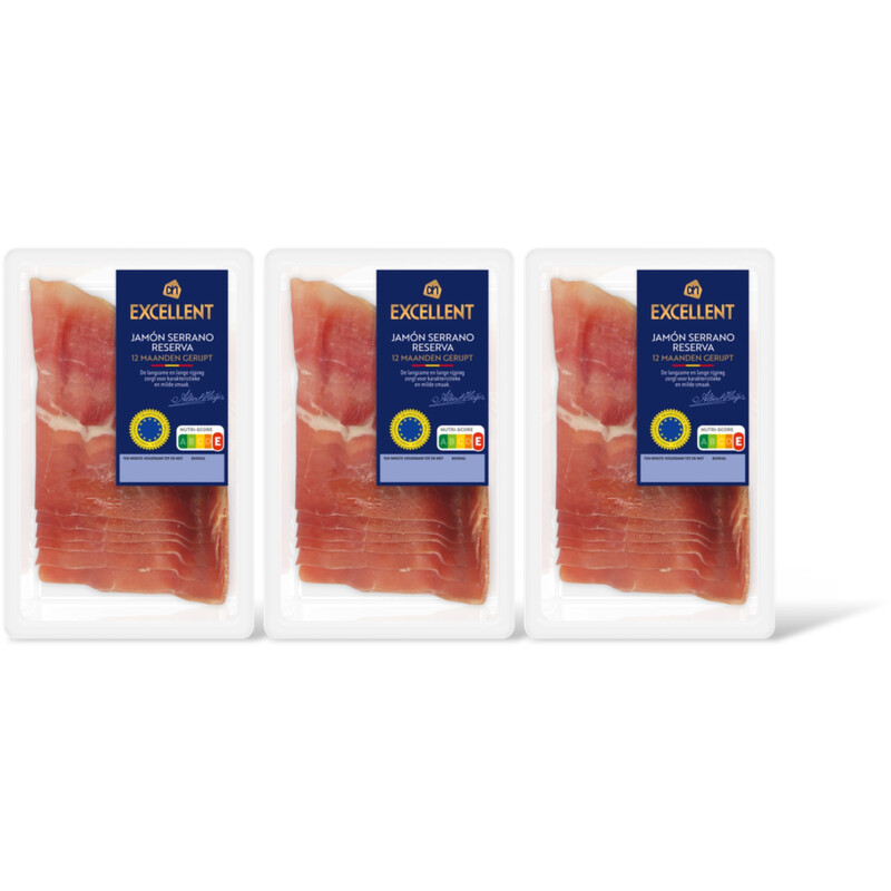 AH Excellent Jamon serrano reserva 3-pack
