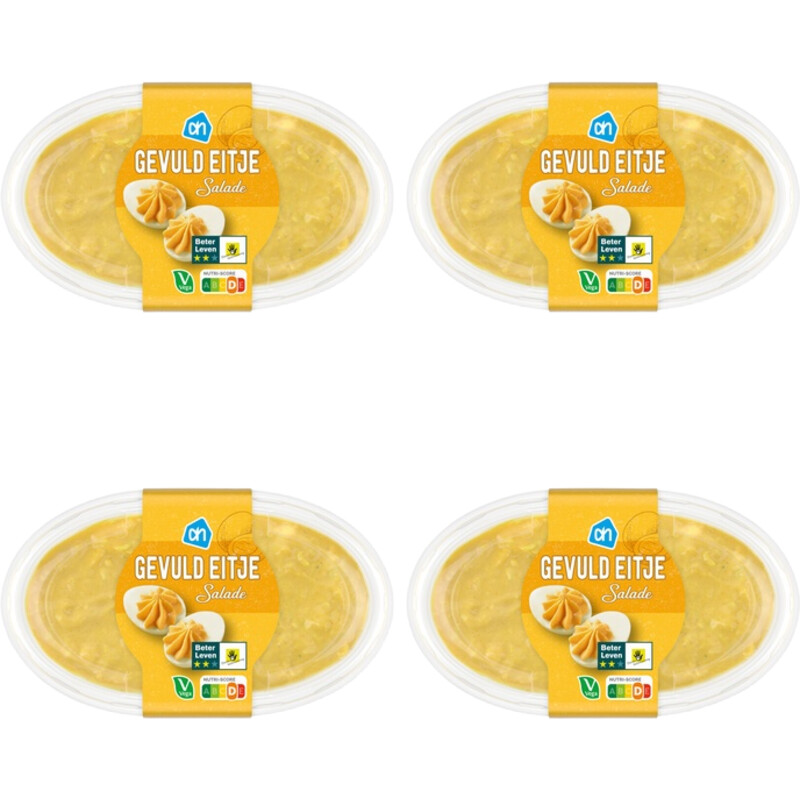 Een afbeelding van AH Gevuld eitje salade 4-pack