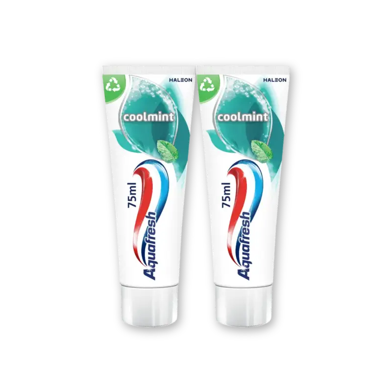 Aquafresh Cool mint tandpasta gezonde tanden 2pck