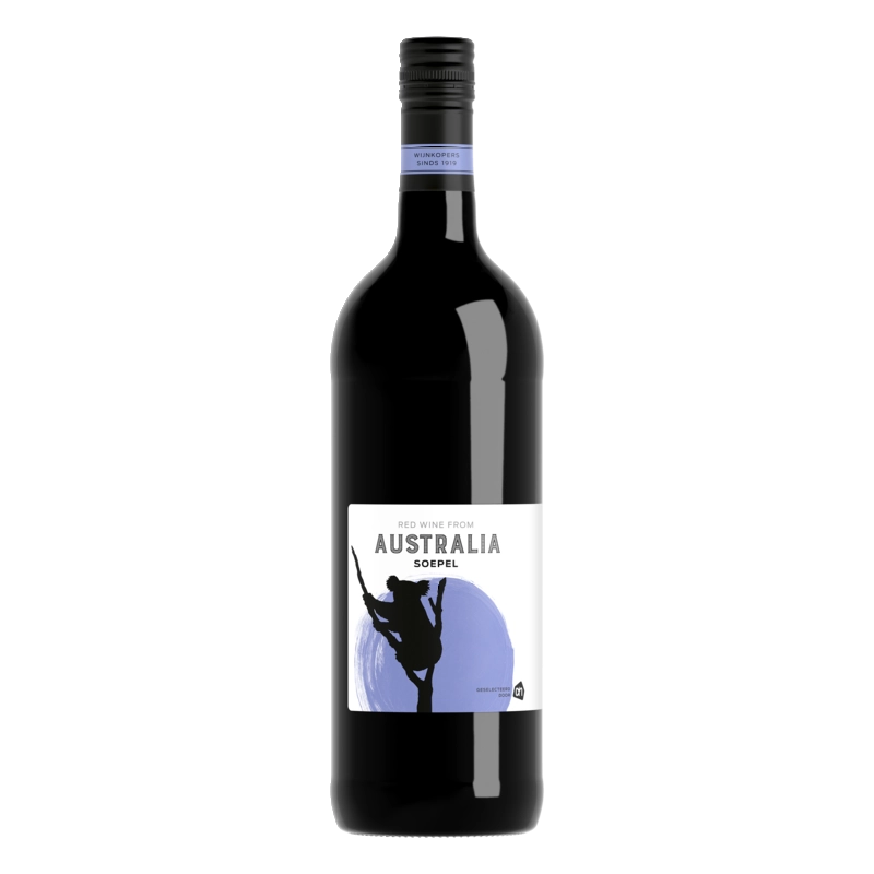 Soepele Australische huiswijn rood