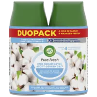 Air Wick Pure fresh katoen navulling duo pack