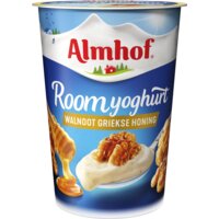 Een afbeelding van Almhof Roomyoghurt walnoot Griekse honing