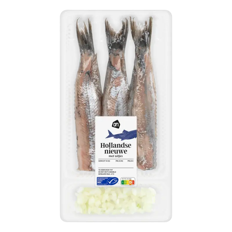 Hollandse nieuwe met uitjes