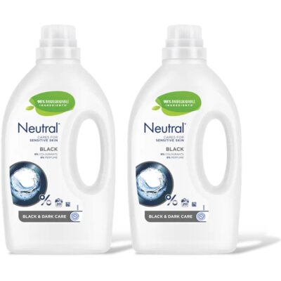 pdp-image-Neutral Wasmiddel zwart donker parfumvrij 2-pack