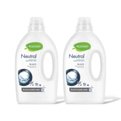 pdp-image-Neutral Wasmiddel zwart donker parfumvrij 2-pack