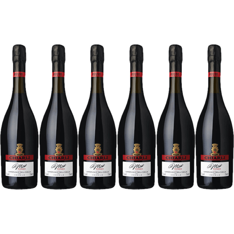 Een afbeelding van Chiarli 1860 Lambrusco rosso 6 flessen