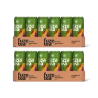 Fuze Tea Black tea peach hibiscus 48-pack
