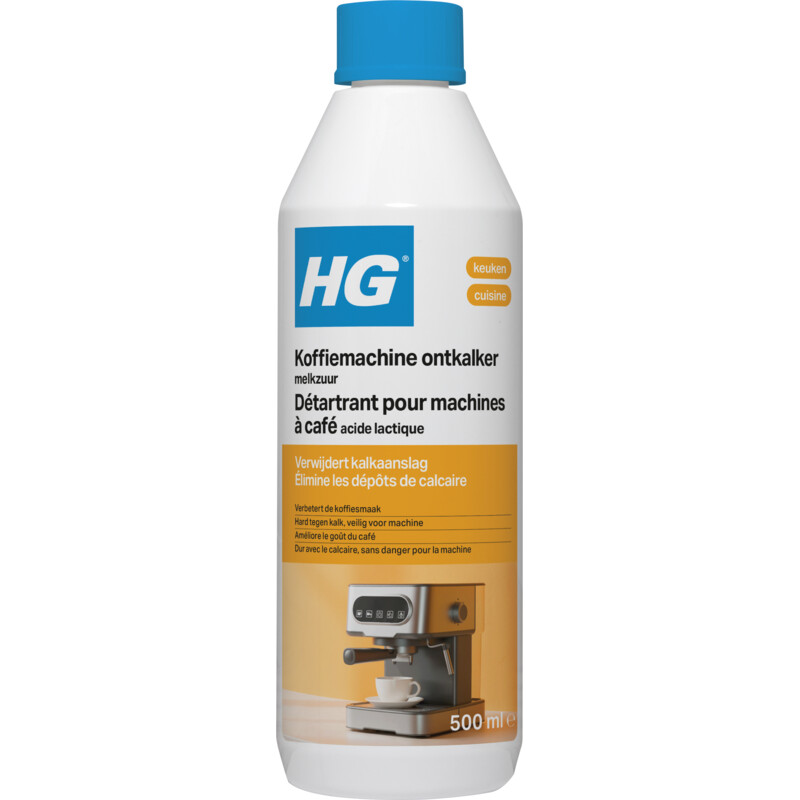 HG Koffiemachine ontkalker melkzuur