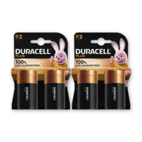 Duracell Plus D-alkaline batterijen LR20 2-pack