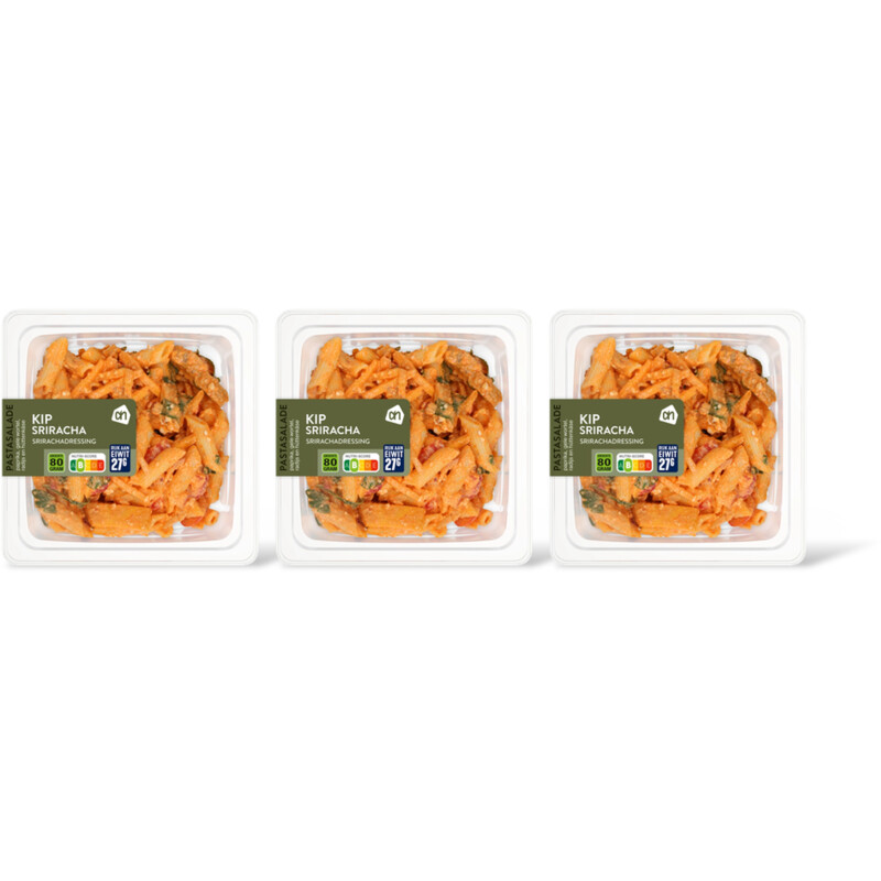 AH Pastasalade kip sriracha 3-pack