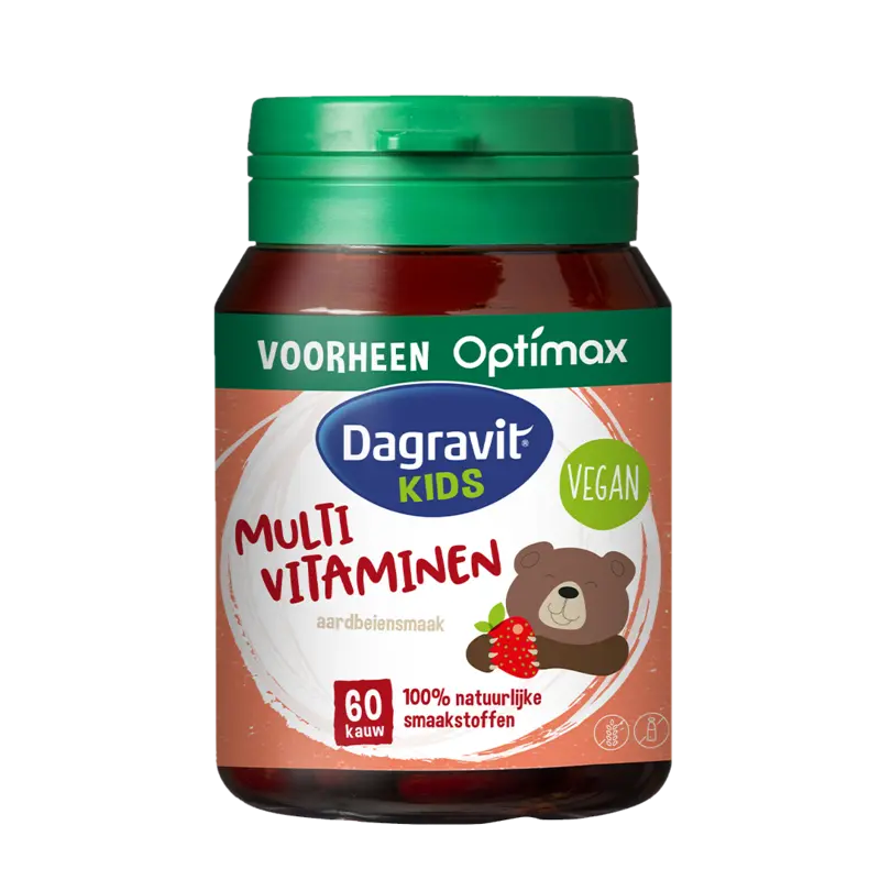 Dagravit Natural kids multi aardbei