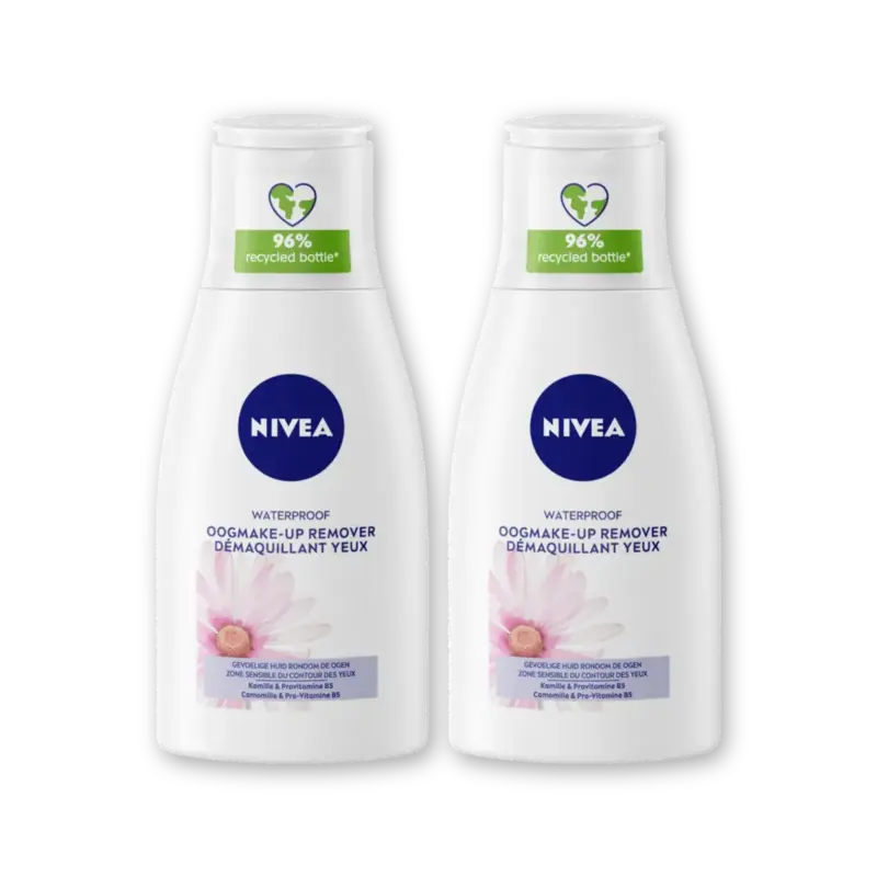 NIVEA Waterproof oogmake-up remover 2-pack