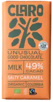 Claro Reep milk salty caramel 49% cacao
