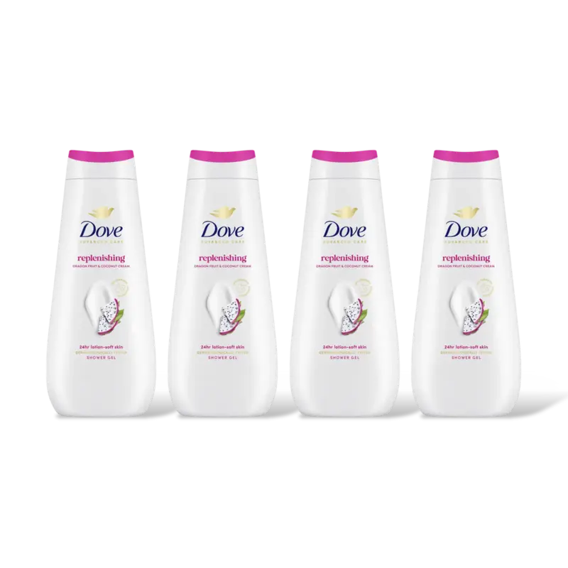 Dove Replenishing showergel 4-pack