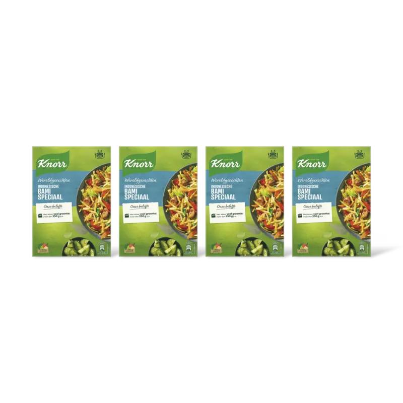 Knorr Wereldgerechten Indonesische bami 4-pack