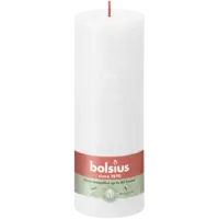 Bolsius Rustieke kaars wit 19cm