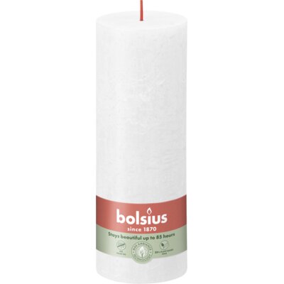 pdp-image-Bolsius Rustieke kaars wit 19cm
