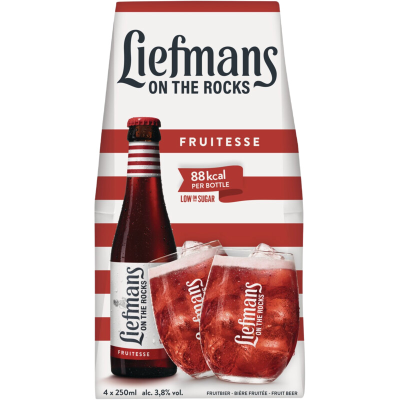 Een afbeelding van Liefmans On the rocks 4-pack