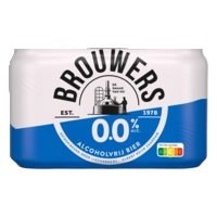 Brouwers Alcoholvrij bier 0.0% 6-pack