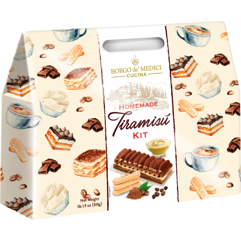 Een afbeelding van Borgo de' Medici Homemade tiramisu kit