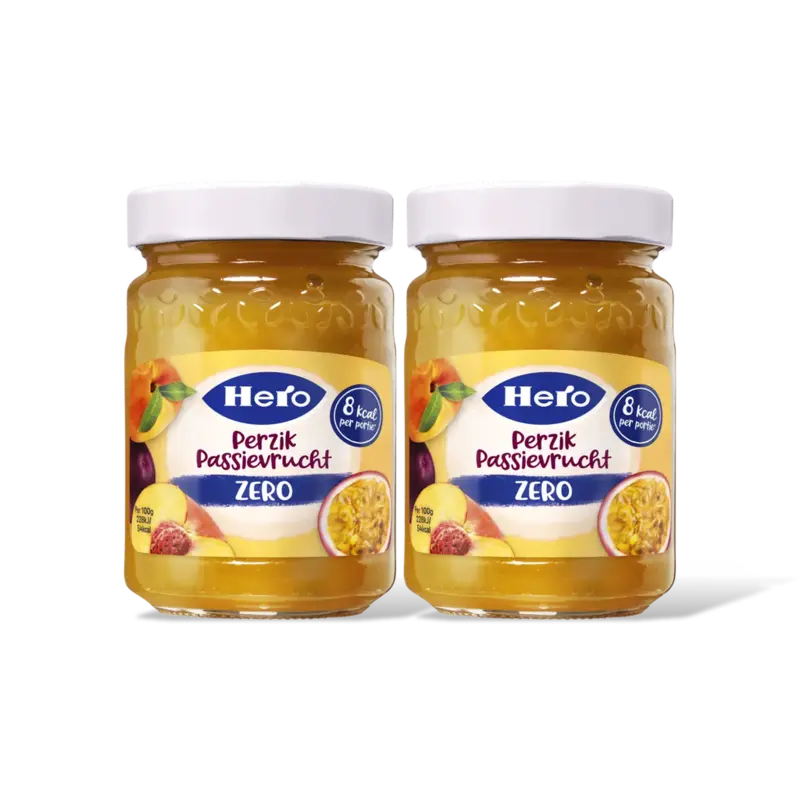 Hero Perzik passievrucht zero 2-pack
