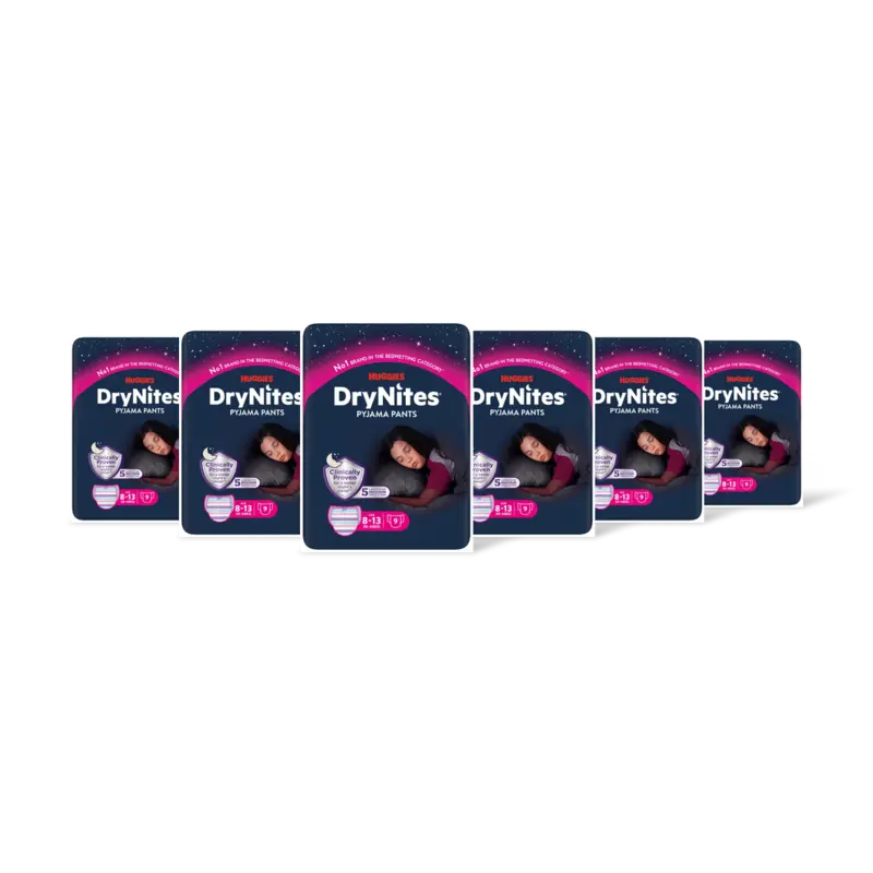 DryNites luierbroekje meisje 8-13 jr 6pk