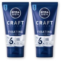 NIVEA Men craft stylers fix styling gel 2-pack
