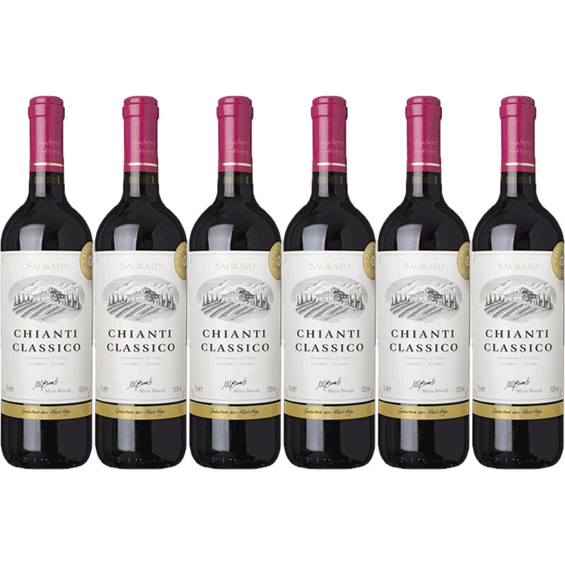 Een afbeelding van AH Excellent Selectie chianti classico 6 flessen