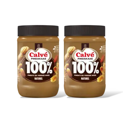 pdp-image-Calvé Pindakaas 100% pinda's fijn 2-pack