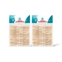 AH Houten wasknijpers 2-pack