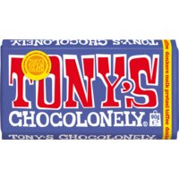 Een afbeelding van Tony's Chocolonely Reep donkere melk pretzel toffee