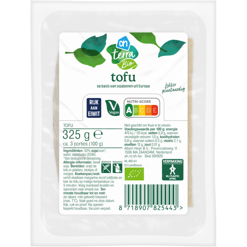 Een afbeelding van AH Terra Biologische tofu