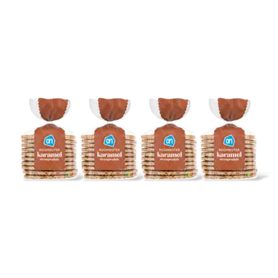 pdp-image-AH Roomboter karamel stroopwafels 4-pack