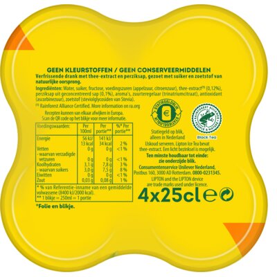 pdp-image-Lipton Ice tea peach 4-pack