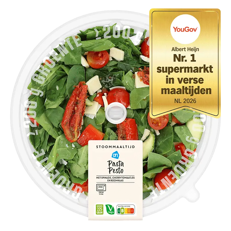 AH Stoommaaltijd pasta pesto