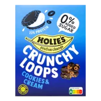 Holie's Crunchy loops cookies & cream