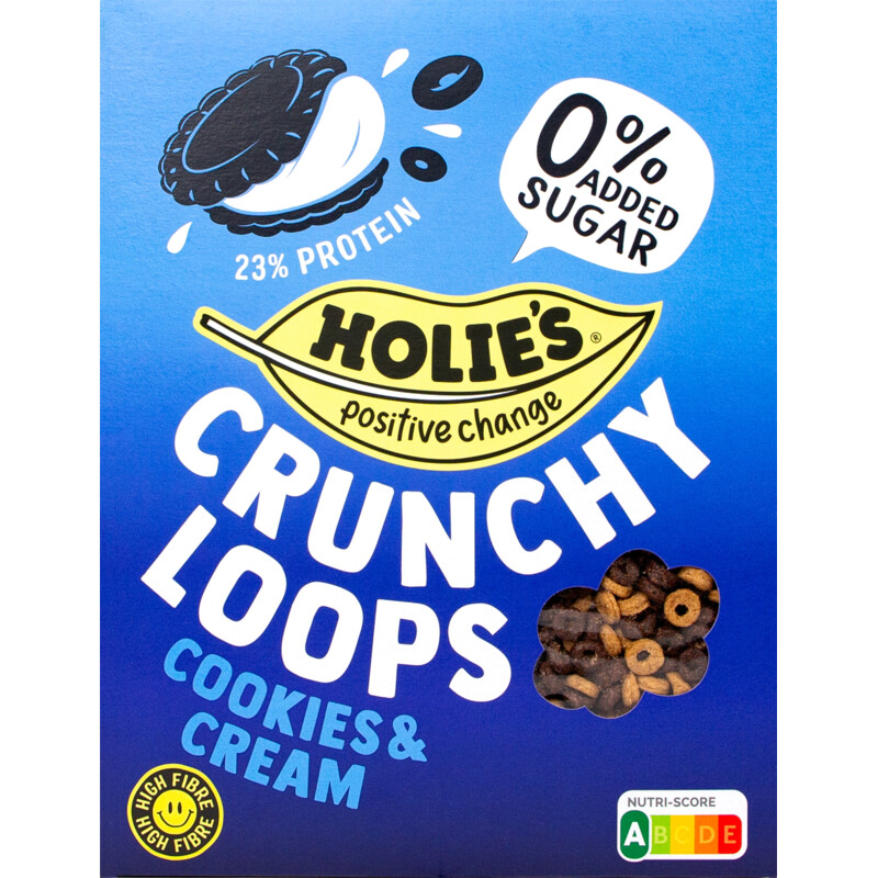 Holie's Crunchy loops cookies & cream