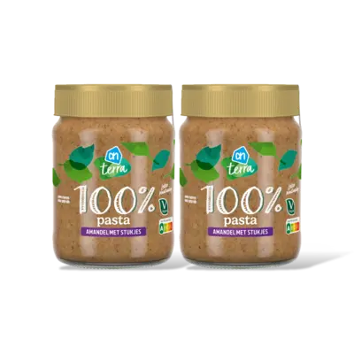 pdp-image-AH Terra Plantaardig 100% pasta amandel 2-pack