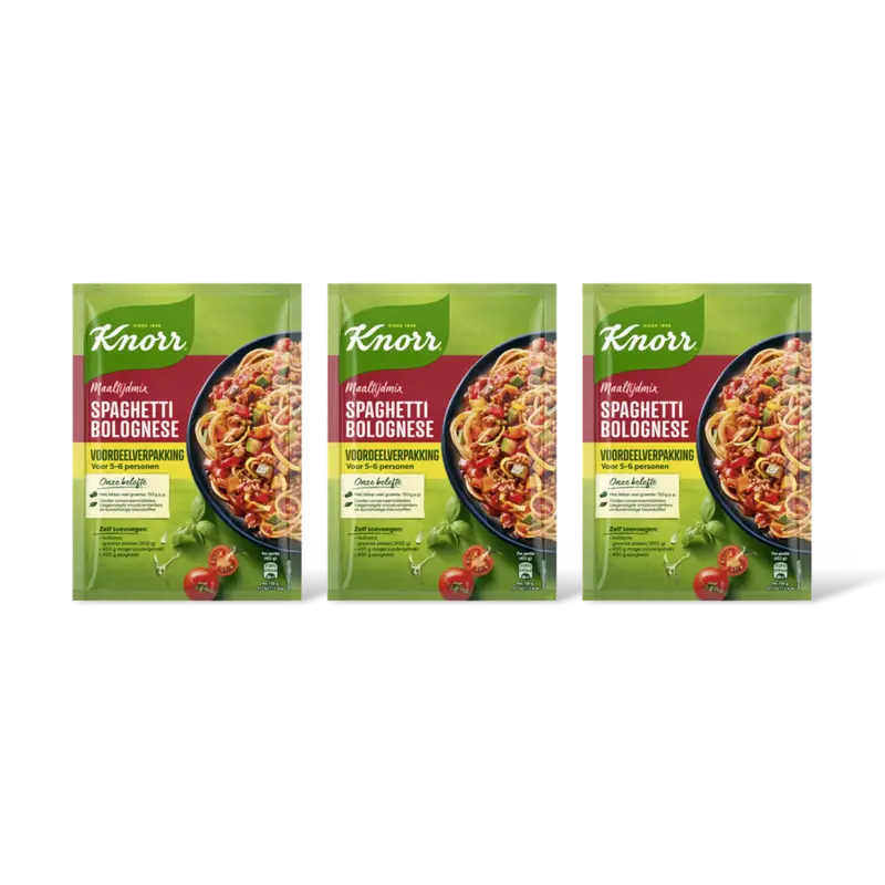 Knorr Maaltijdmix spaghetti bolognese 3pack