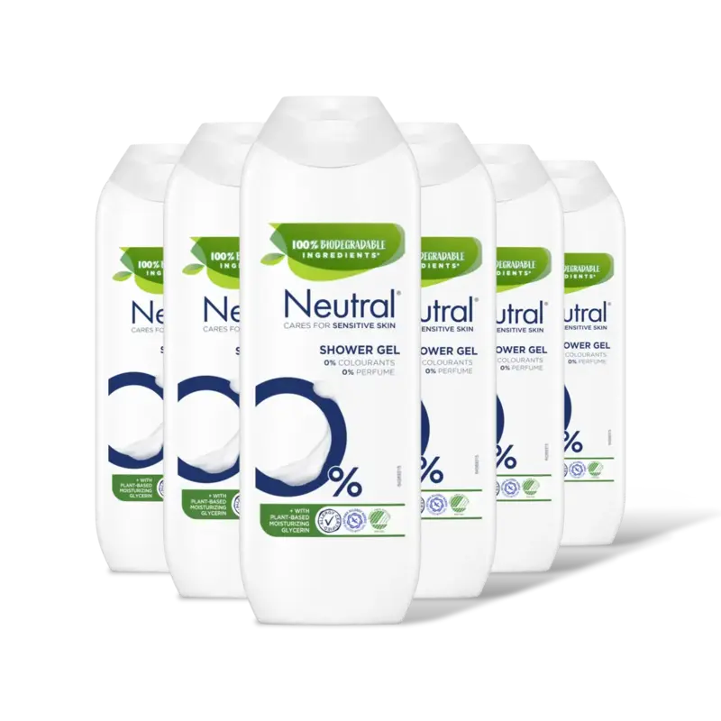 Neutral Showergel 0% 6-pack