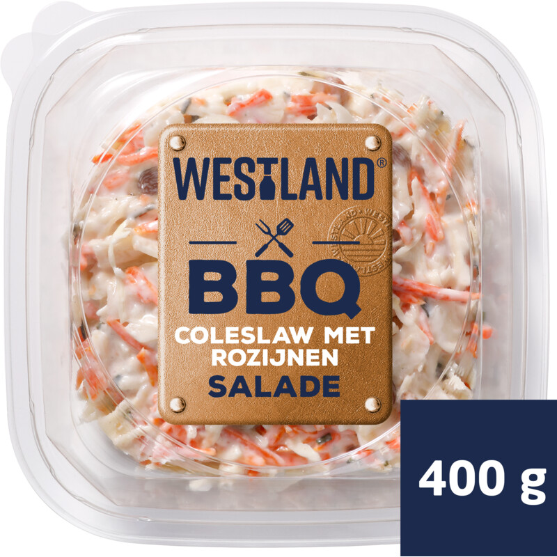 Een afbeelding van Westland BBQ coleslaw met rozijnen salade