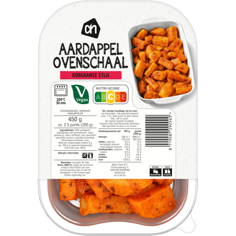 Een afbeelding van AH Aardappel ovenschaal Koreaanse stijl