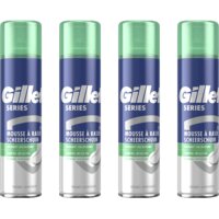 Gillette Series gevoelige huid scheerschuim 4-pck