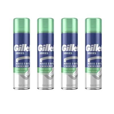 pdp-image-Gillette Series gevoelige huid scheerschuim 4-pck