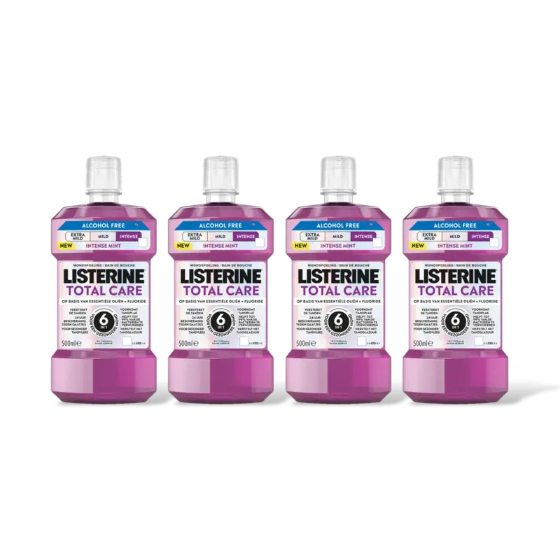 Listerine Total care alcoholfree intense 4-pack