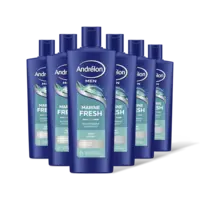 Andrélon Men marine fresh shampoo 6-pack
